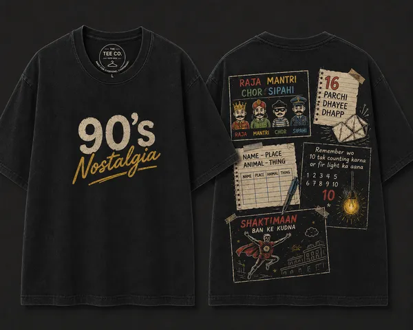 Black_Cotton_Oversized_Fit_"90s_Generation/Nostalgia"_Print_T_Shirt_for_Men
