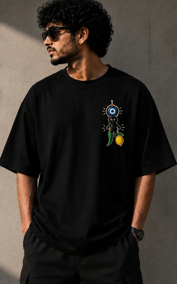 Black_Cotton_Oversized_Fit_"Nazar-Battu"_Printed_T_Shirt_for_Men