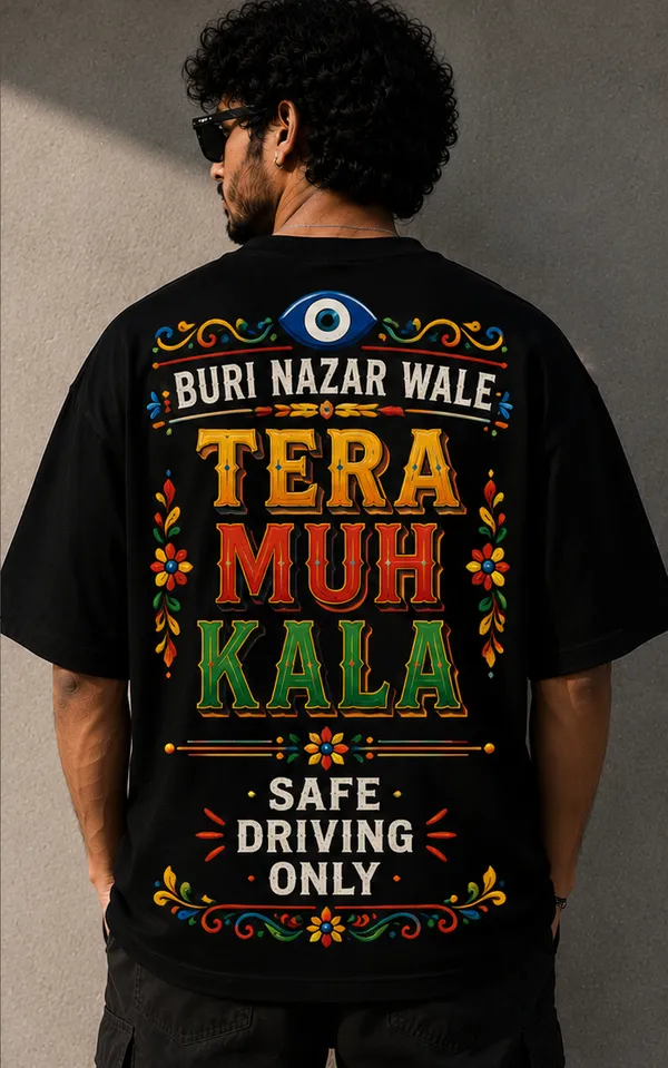 Black_Cotton_Oversized_Fit_"Nazar-Battu"_Printed_T_Shirt_for_Men