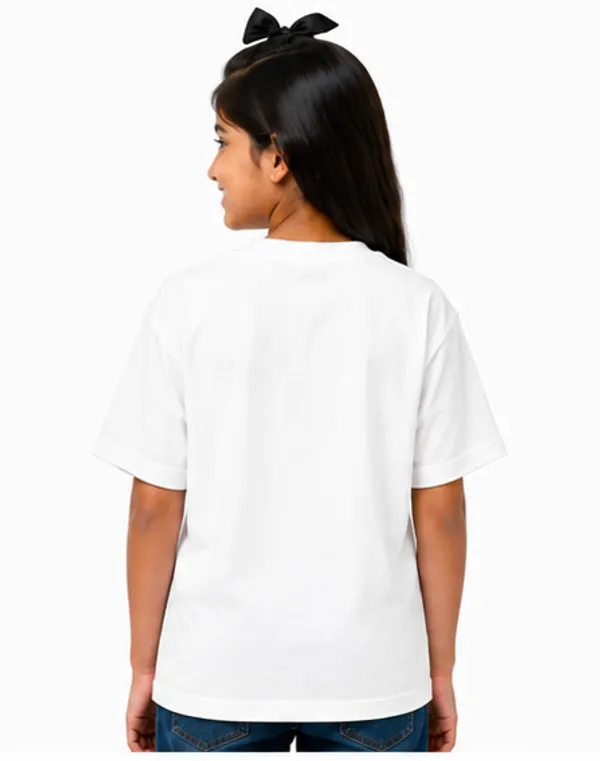 White_Cotton_T-shirt_Regular-Fit_For_Girls