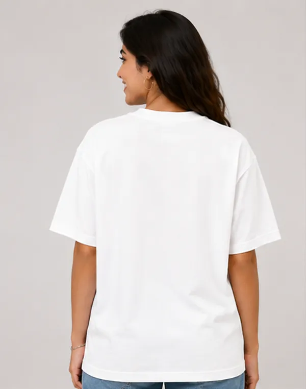 White_Cotton_T-shirt_Oversized-Fit_For_Women