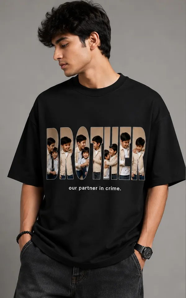 Black_Cotton_T-shirt_Oversized-Fit_For_Men
