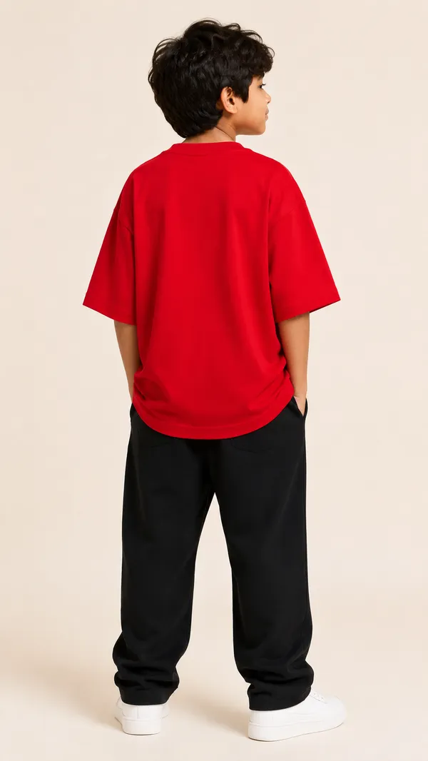 Red_Cotton_T-shirt_Regular-Fit_For_Boys