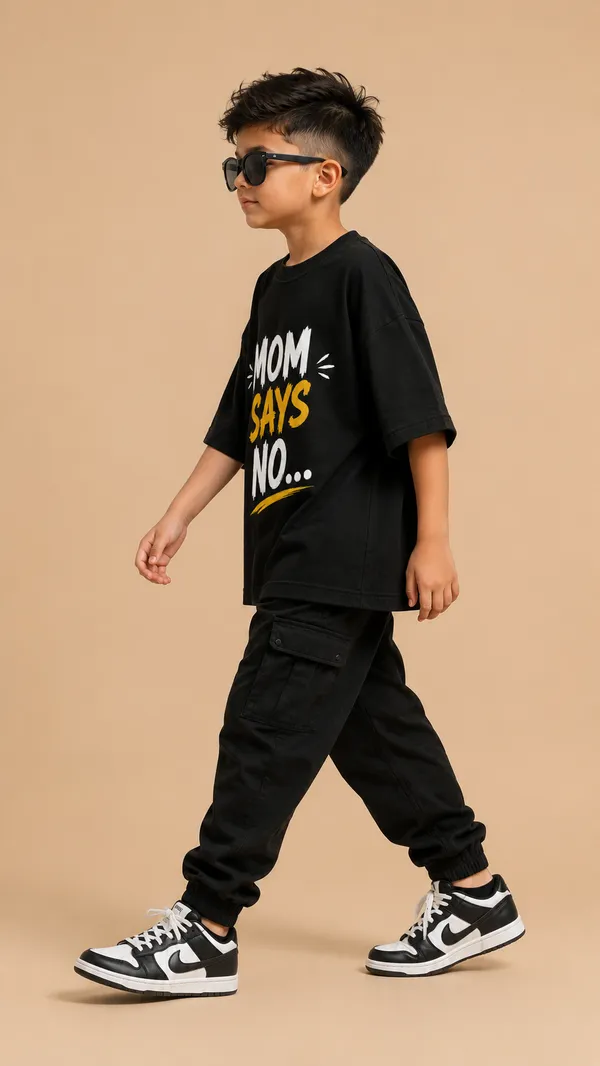 Black_Cotton_T-shirt_Regular-Fit_For_Boys