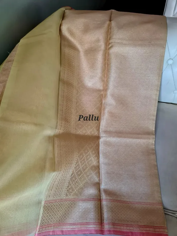 Yellow_Silk_Floral_Woven_Zari_Border_Saree_For_Women