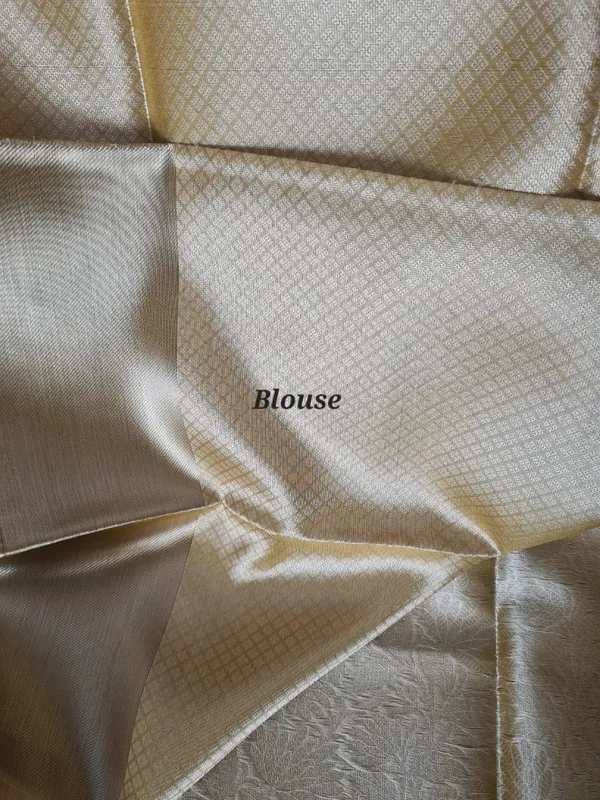 Premium_Soft_Tissue_Golden_Cream_Zari_Woven_Saree_With_Blouse