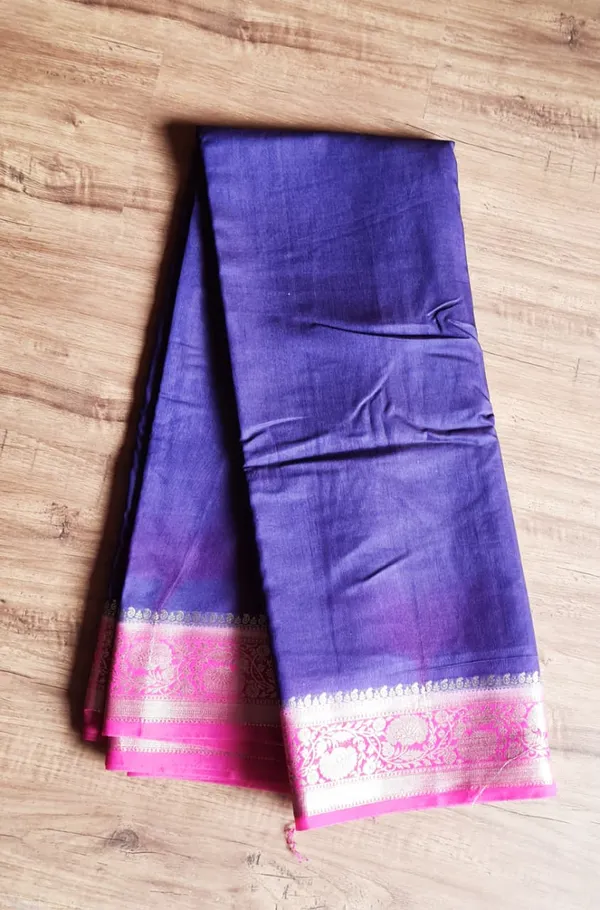 Purple_Silk_Woven_Border_Saree_For_Women