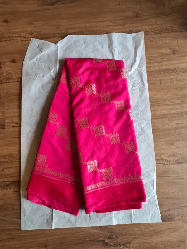 Pink_Pure_Silk_Zari_Woven_Border_Banarasi_Saree_For_Women