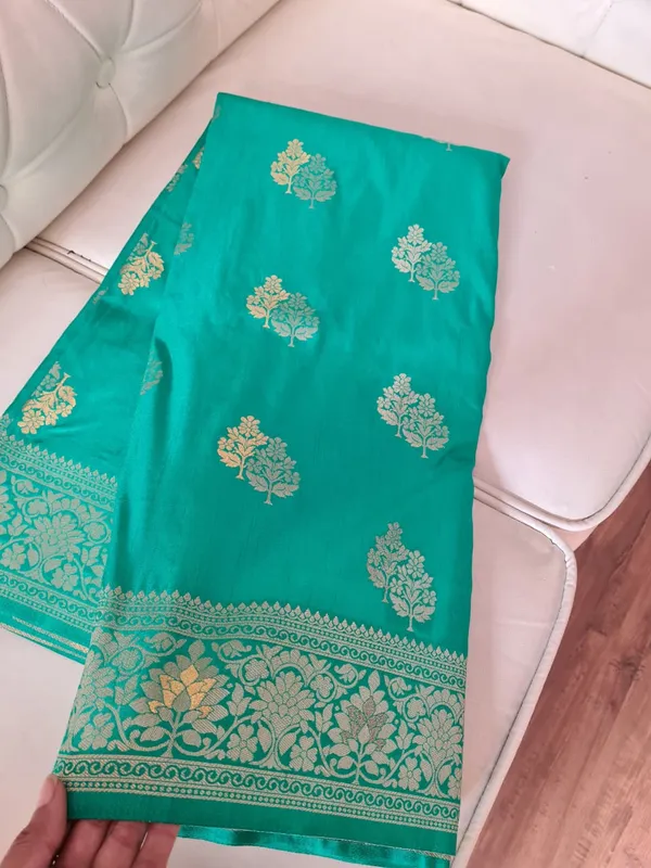 Sea_Green_Silk_Zari_Woven_Banarasi_Saree_For_Women