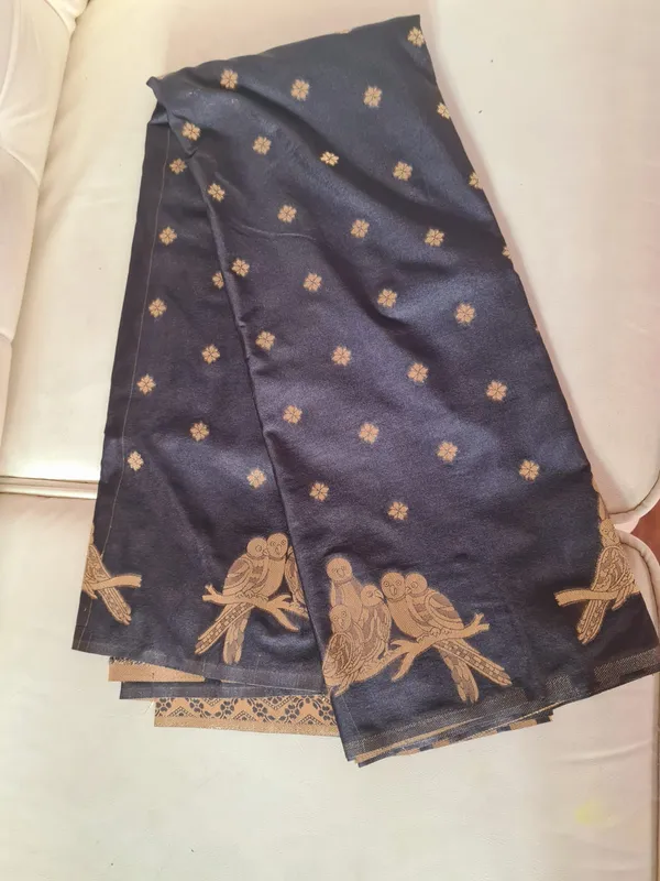 Gray_Viscose_Silk_Zari_Border_Saree_For_Women