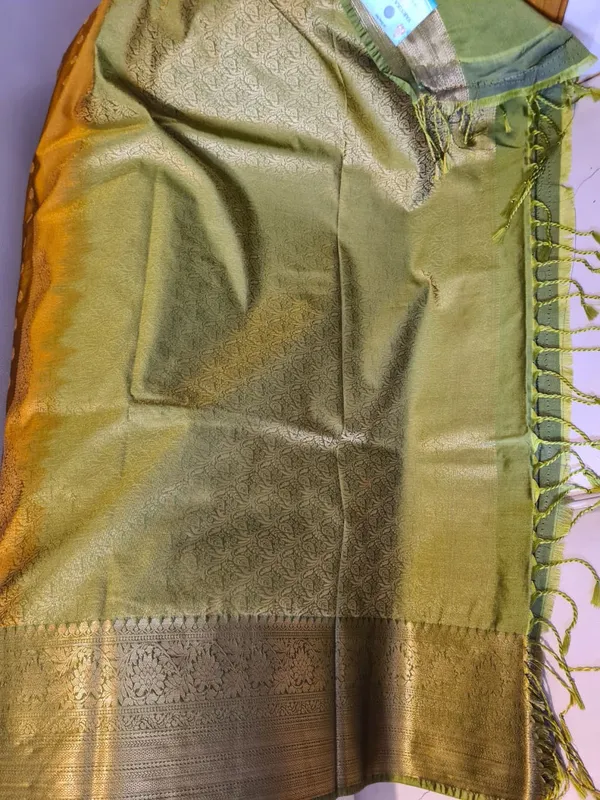 Mustard_Yellow_Silk_Zari_Border_Kanjivaram_Saree_For_Women