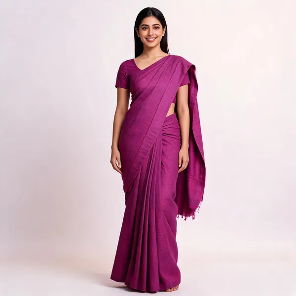 Magenta_Woven_Solid_Wool_Blend_Stole_For_Women
