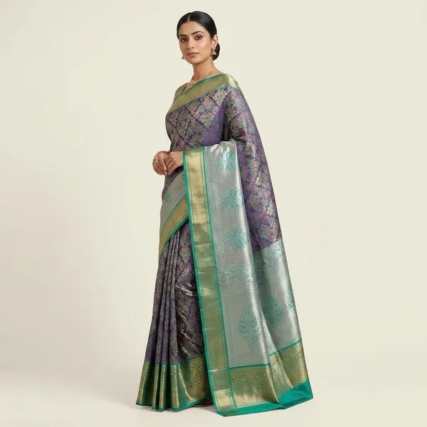 Purple_Silk_Zari_Woven_Kanjivaram_Saree_For_Women