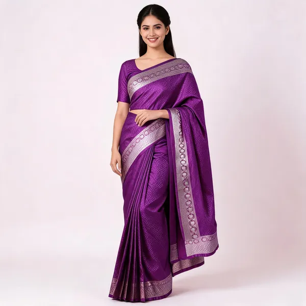 Purple_Silk_Zari_Woven_Banarasi_Saree_For_Women