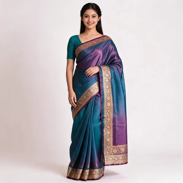 Teal_Purple_Silk_Zari_Woven_Banarasi_Saree_For_Women