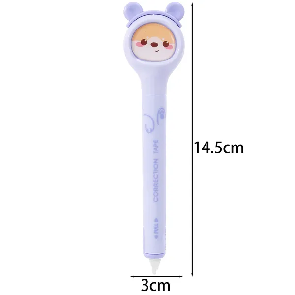 Cartoon_Glue_Tape_Pen_Purple_Single