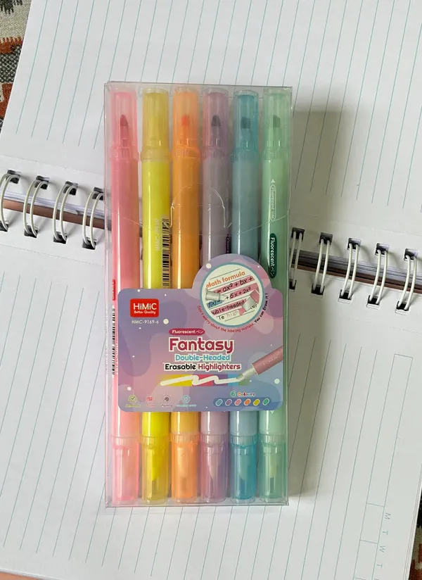 Erasable_Highlighter_Pack_Of_6_36_Pcs