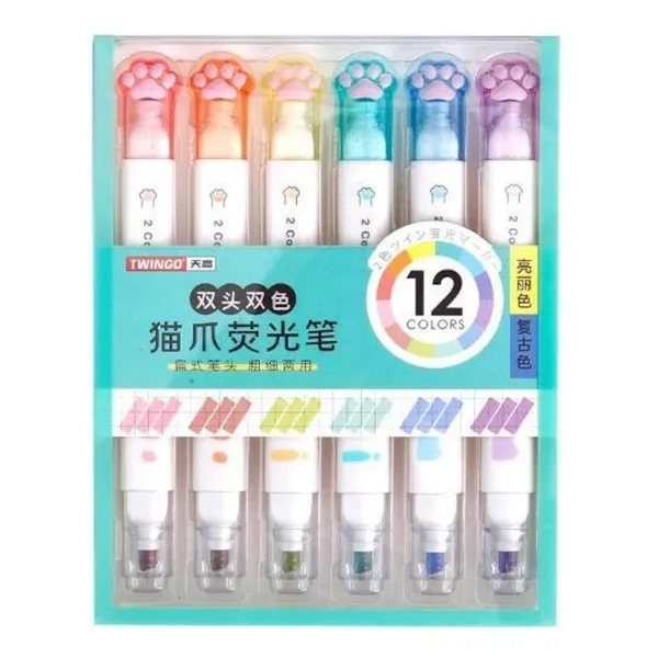 Cat_Paw_Highlighter_Pack_Of_3_18_Pcs