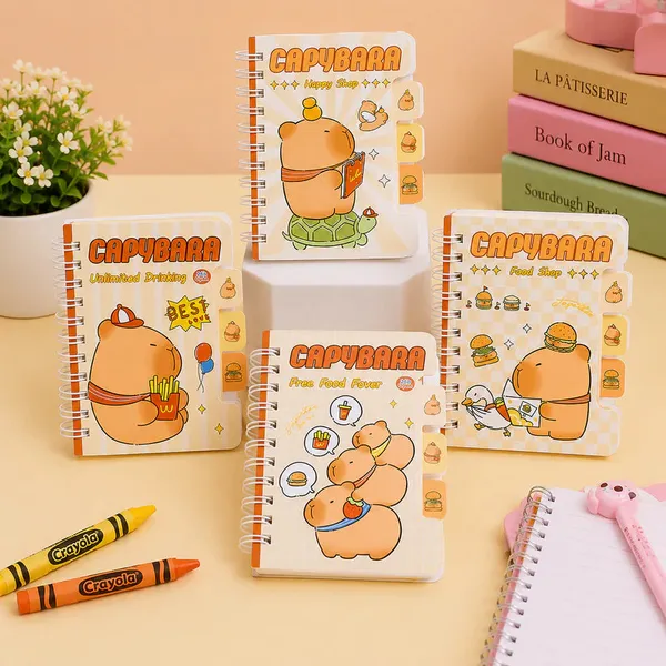 Capybara_Diary_Single_4_Pcs