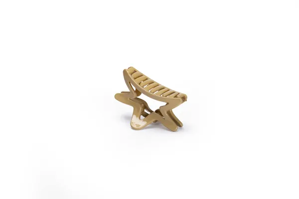 Pastel_Star_Claw_Clip_Mocha_Beige_Large_Medium_Single
