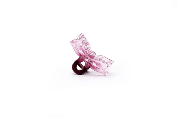 Butterfly_Bow_Medium_Transparent_Berry_Rose_Large_Medium_Single