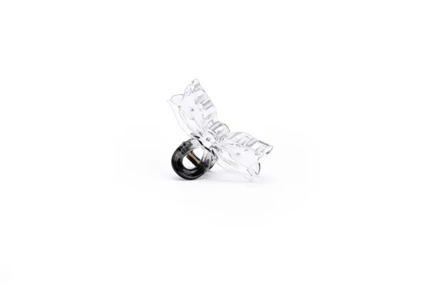 Butterfly_Bow_Medium_Transparent_Black_Smoke_Large_Medium_Single