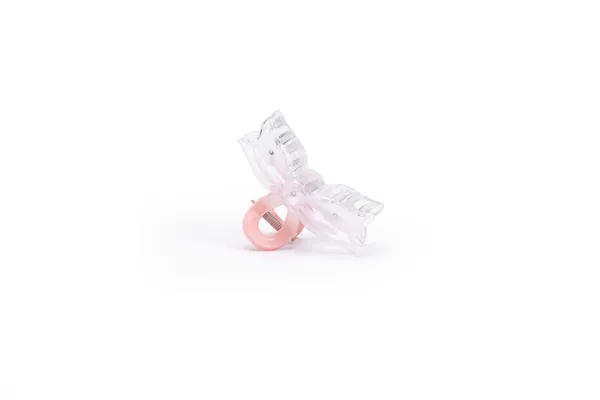 Butterfly_Bow_Medium_Transparent_Blush_Peach_Large_Medium_Single