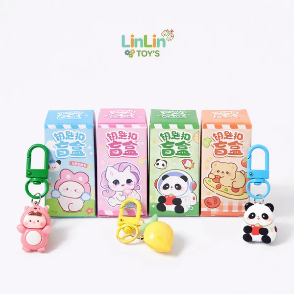 Cute_Charm_Keychain_Orange_Single_6_Pcs