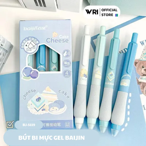 Cute_Character_Gel_Pen_Set_Blue_Single