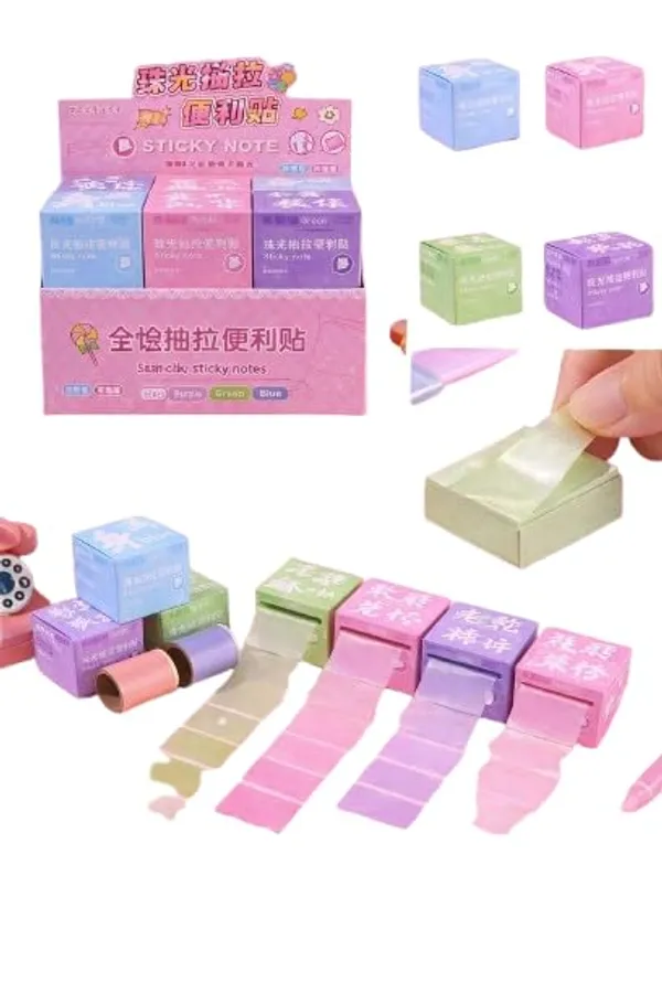 Pearl_Sticky_Notes_Blue_Pack_Of_3