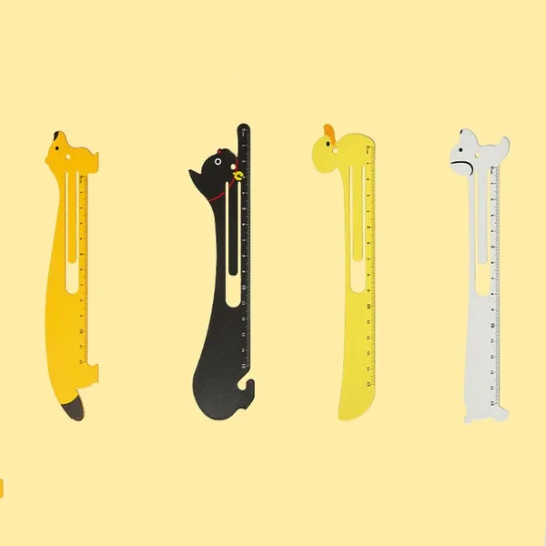 Animal_Bookmark_Ruler_Orange_Single