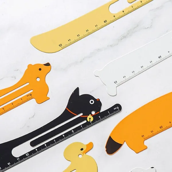 Animal_Bookmark_Ruler_White_Single