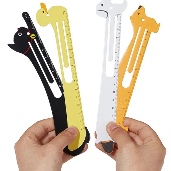 Animal_Bookmark_Ruler_White_Pack_Of_4