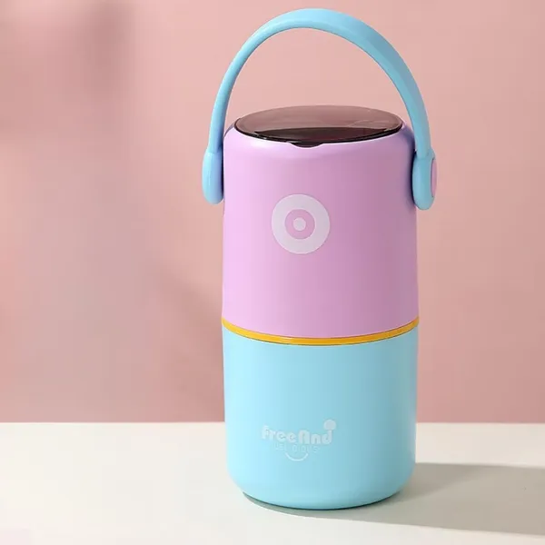 2_Layer_Lunch_Box_Purple_Aqua_Single