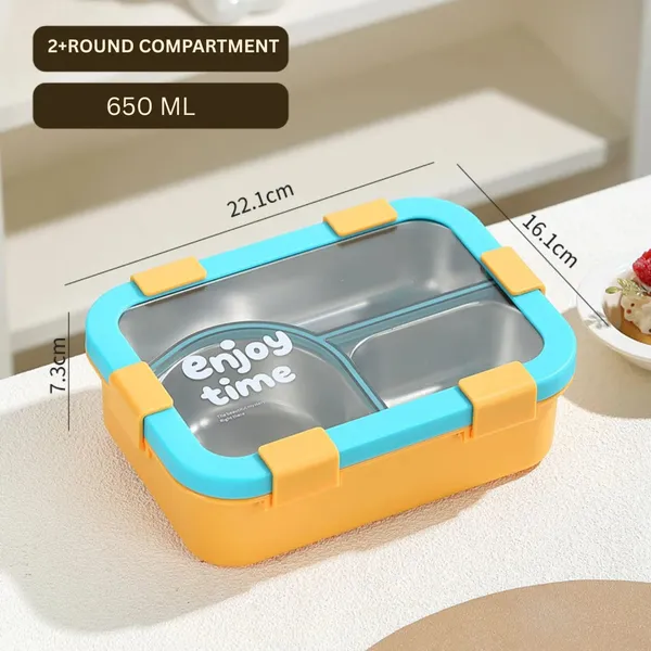Smart_Bento_Lunch_Box_Orange_Single
