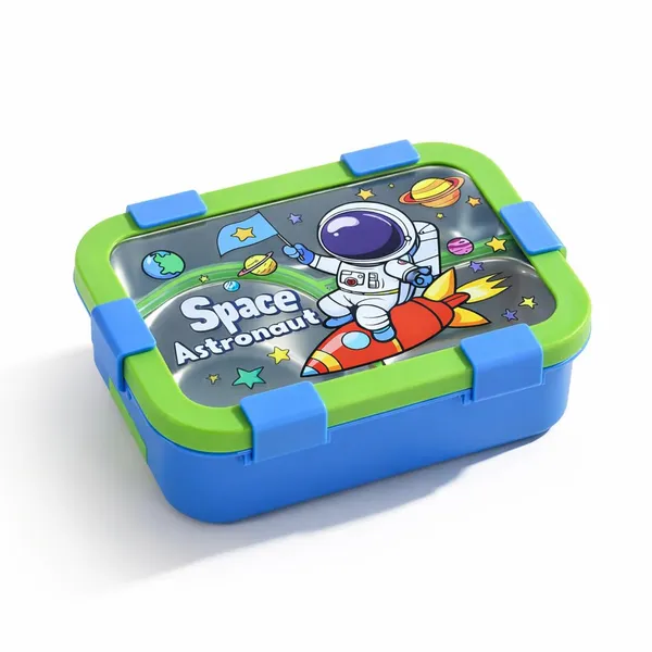 Cartoon_Lunch_Box_Green_Bloom_Single