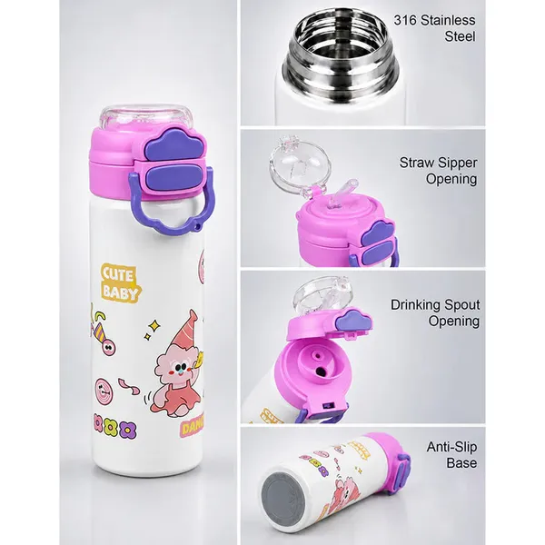 Cartoon_Sip_Flask_Pink_Single