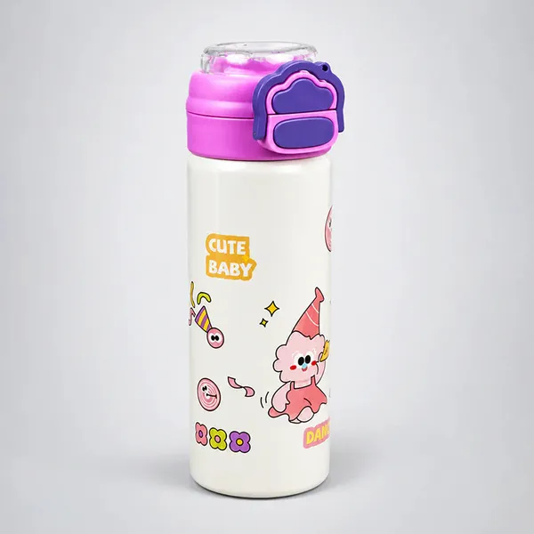 Cartoon_Sip_Flask_Pink_Single