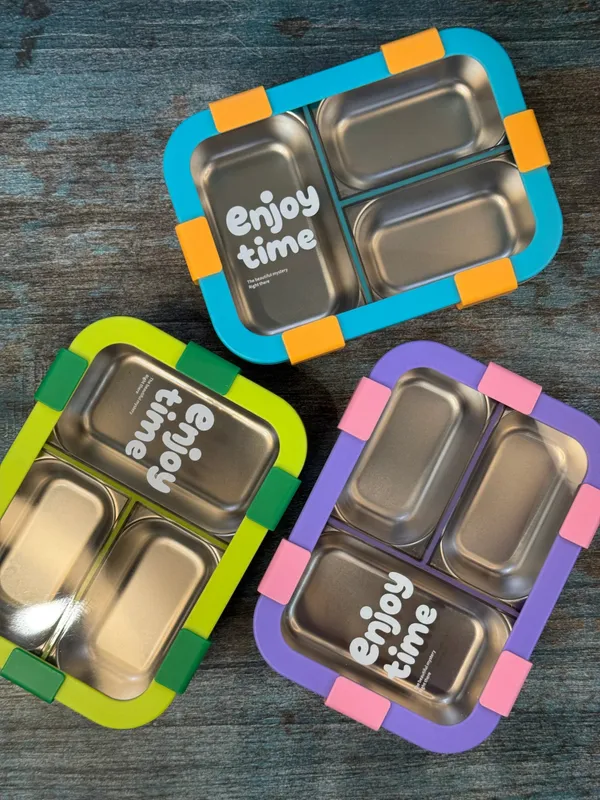 Enjoy_Time_Steel_Lunch_Box_Green_Bloom_Pack_Of_3