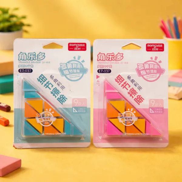 Triangle_Eraser_Blue_Pack_Of_4