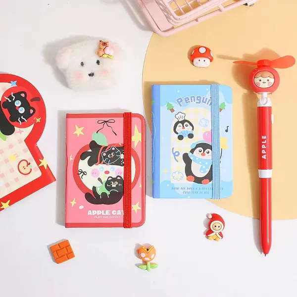 Animal_Mini_Diary_Blue_Pack_Of_4