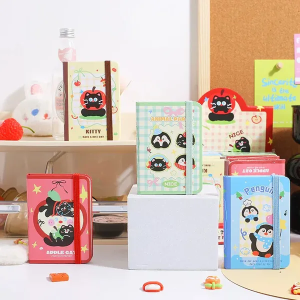 Animal_Mini_Diary_Yellow_Pack_Of_4