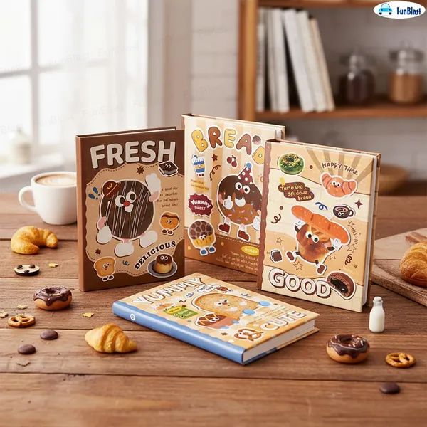 Bread_Mini_Diary_Brown_Pack_Of_4