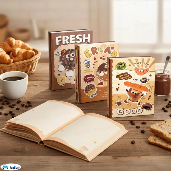 Bread_Mini_Diary_Brown_Pack_Of_4