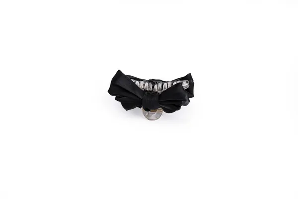 Satin_Bow_Medium_Classic_Black_Large_Medium_Single