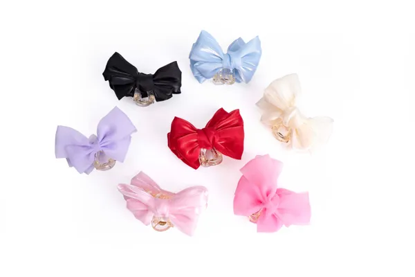 Satin_Bow_Medium_Cherry_Red_Large_Medium_Pack_Of_7