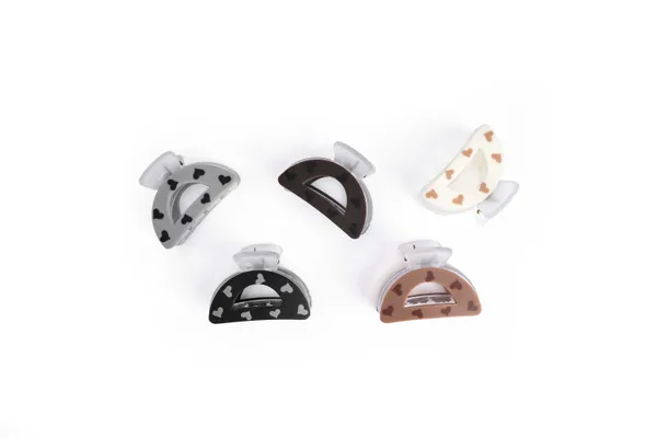 Heart_Dot_Hair_Claw_Small_Brown_Dot_Large_Medium_Pack_Of_5
