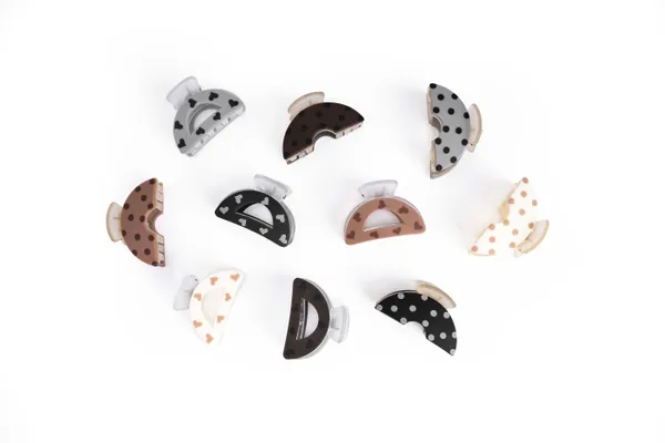 Heart_Dot_Hair_Claw_Small_Brown_Dot_Large_Medium_Pack_Of_5
