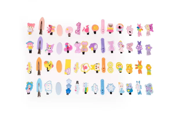 Kawaii_Snap_Clips_Set_Pink_Small_Pack_Of_4_28_Pair