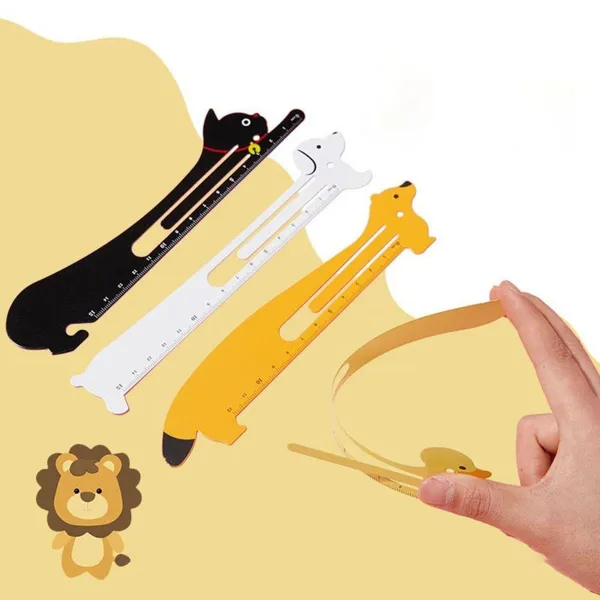 Animal_Bookmark_Ruler_Black_Single